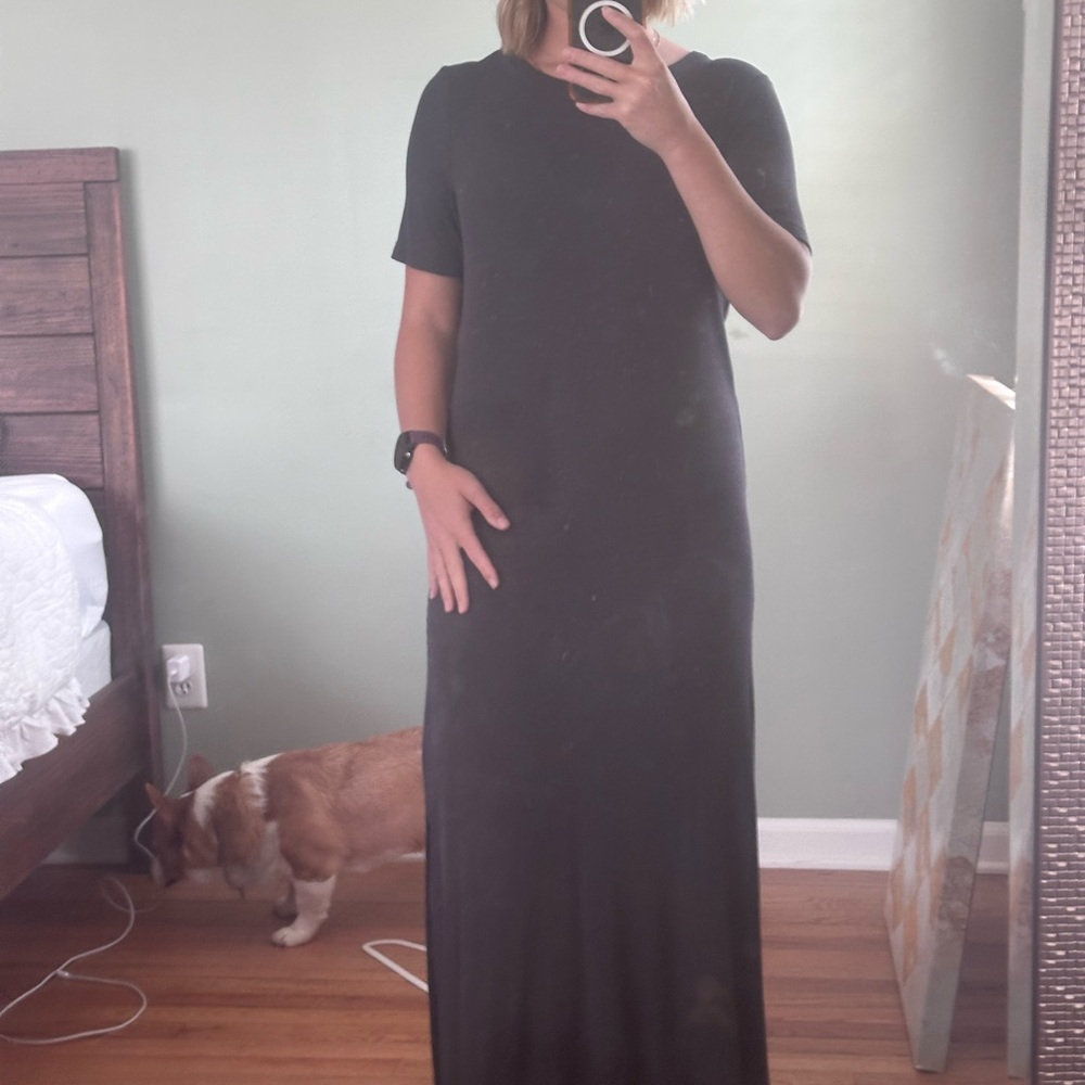 DEX Grey Ribbed Dress - Picture 4 of 7